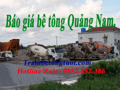 Báo giá bê tông tươi tại Quảng Nam