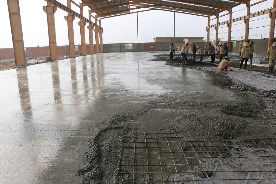 Cách tính khối lượng bê tông cho diện tích nhà xưởng