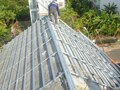 Mái bê tông cốt thép