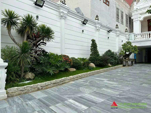 Đá sọc dưa là vật liệu quen thuộc tại các công trình ngoài trời