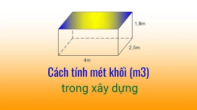 Cách tính mét khối trong xây dựng