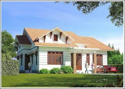 Top mẫu nhà 1 tầng 3 phòng ngủ 1 phòng thờ được ưa chuộng