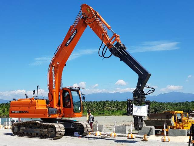 Phương pháp đóng cọc bê tông bằng búa rung