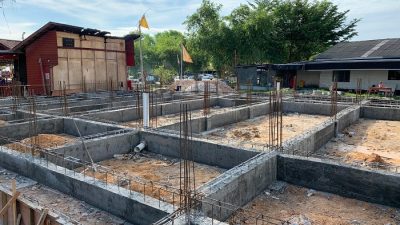 Đà kiểng là gì và vai trò, phân biệt với giằng móng